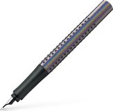 Faber-Castell Vulpen Grip Glam F - zilver