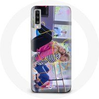 Maniacase Hoesje voor Samsung Galaxy A70 Pursue Your Dreams Mía Cáceres en Juanma Portolesi