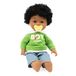 Cicciobello My Friends Interactieve pop, hoogte 42 cm, spellen voor kinderen van 2 jaar, klassiek met fopspeen, gedetailleerde jurk en borstelbaar haar, afro