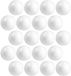 Merkloos / Sans marque Piepschuim bollen/ballen - 20x - D10 cm - wit - Kerstballen maken - Knutselen hobby materialen