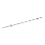 Amazon Basics Standaard halterstang, 152 cm lang, 2,5 cm diameter, verchroomd