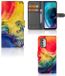 B2Ctelecom Hoesje Motorola Moto G51 5G Watercolor Dark