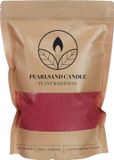 Ideas 4 Seasons Zand voor kaarsen - Zand om te branden - bordeauxrood - 4 lonten - 400 gram