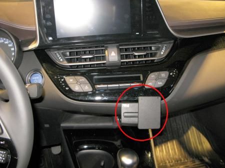 Brodit ProClip Passieve houder voor Toyota C-HR 2017 - Zwart
