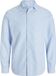 Jack & Jones Heren Overhemden Joe Slim Fit Structure Blauw Maat XXL