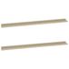 VidaXL Wandschappen 2 st 115x9x3 cm sonoma eikenkleurig