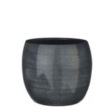 Mica Decorations Lester Pot Rond Donkerblauw - 22 x 24 cm