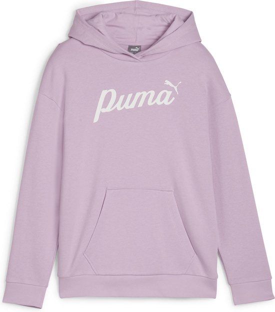 PUMA ESS+ Script Hoodie TR G - Grape Mist - Kinderen - Maat 140 - Lente/Zomer 2024