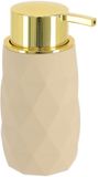 Tendance Distributeur de savon Diamond - beige - plastique