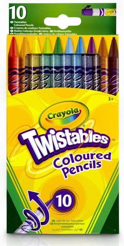 Crayola Draaibare Kleurpotloden - 10 Stuks