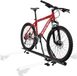 Merkloos Fietsendrager Dak - Fietsrek Auto - Fietsen Vervoeren - Afsluitbare Frameklem - 135 cm Rail - Zwart