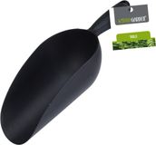 Pro Garden Moestuinschep - kunststof - donker grijs - handschep - schepje - 33 cm