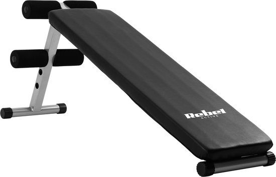 Rebel Active RBA-2004 Schuine Trainingsbank Zwart