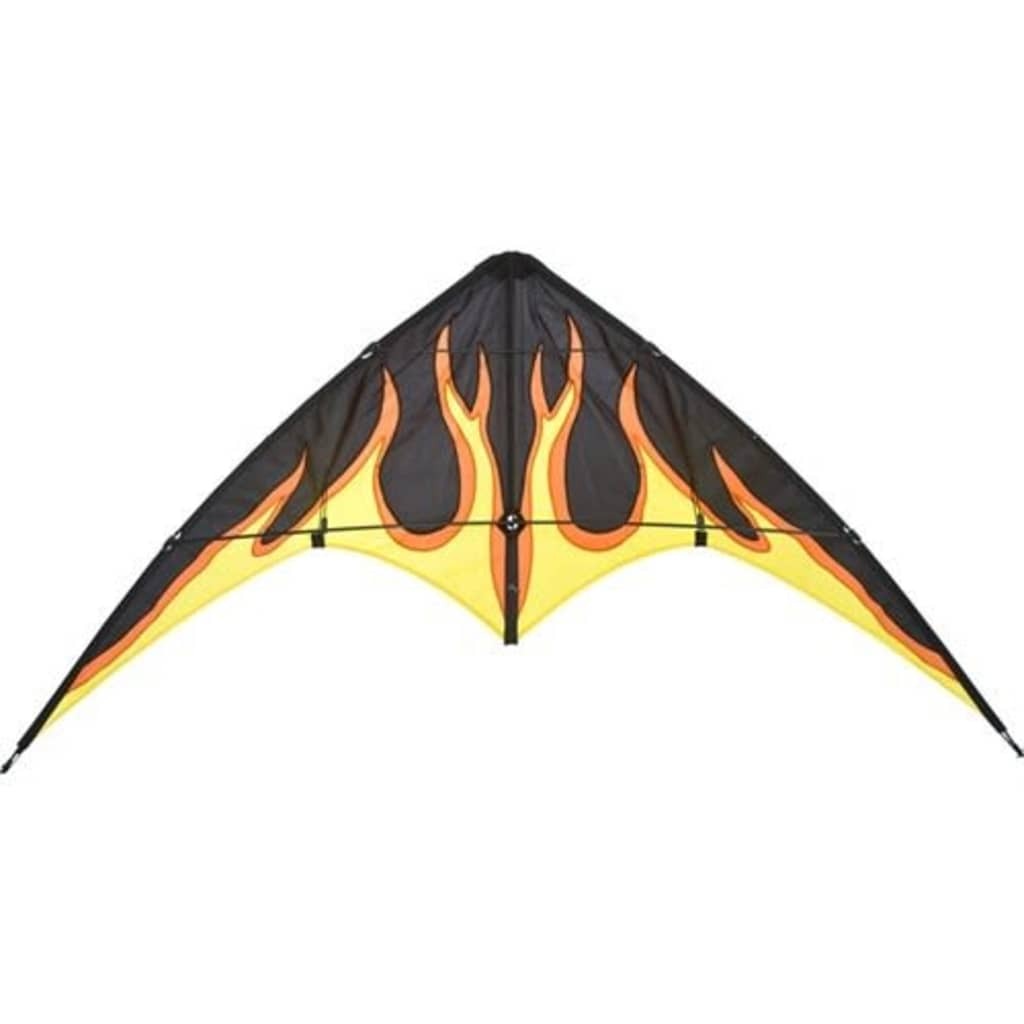 HQ Kites tweelijnsvlieger Bebop Fire 145 cm zwart