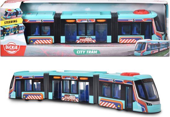 Dickie Toys Siemens Tram - 41.5 cm - Blue - Toy Vehicle