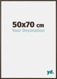yd. Cadre photo 50x70 cm Aluminium Structure Noyer