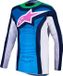 Alpinestars Techstar Maven Motocross-trui - Blanc/bleu/vert - XL