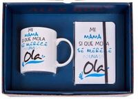 DRW Mok en notitieboek met opschrift "My Mama si que mola"