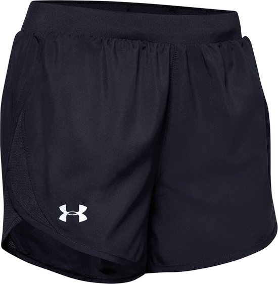 Under Armour W Fly By 2.0 Short Dames Sportbroek - Maat XS - Black / Black / Reflective