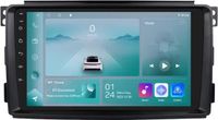 Happiq Autoradio met Bluetooth en CarPlay voor Smart Fortwo 451 (2005-2010) - Geschikt voor Apple en Android - Stereo - Navigatie - Navigatiesysteem auto - 1GB 32GB