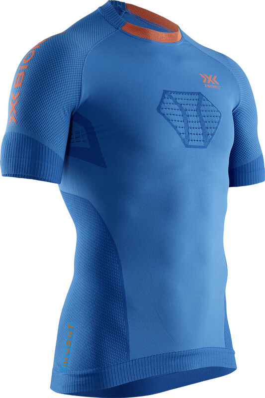 X-BIONIC Invent 4.0 Run Speed Hardloopshirt korte mouwen Heren blauw