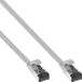 InLine® Patchkabel plat, U/FTP, Cat.8.1, TPE halogeenvrij, grijs, 7,5m