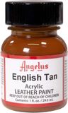 Angelus Leather Acrylic Paint - English Tan - 29.5ml