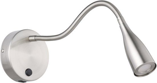 EGLO Olivandino 1 Wandlamp - LED - Ø 11 cm - Nikkelmat - Rond