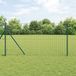 vidaXL - Euro - Hek - 1,2 - x - 25 - m - PVC-gelaagd - ijzer - Groen