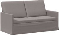 vidaXL 2-zitsbank Taupe Stof 150 x 81 x 82 cm