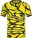 Jako Animal Shirt Korte Mouw Heren - Zwart / Citroen | Maat: M