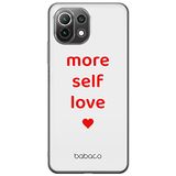 ERT GROUP mobiel telefoonhoesje voor Xiaomi 11 LITE 4G/5G origineel en officieel erkend Babaco patroon More self love 001 optimaal, hoesje is gemaakt van TPU