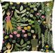 Arvidssons Textil Housse de coussin décoratif vert foncé 47x47 cm Coton Tuin Design