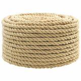 vidaXL - Corde multifonctionnelle - 14 mm - 25 m - Naturel - PP