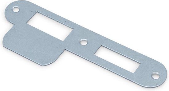 DX Sluitplaat P1279/17U voor Dag en Nachtslot RVS