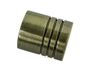 GARDINIA eindstuk cilinder voor Ø 16 mm messing antiek 2,6