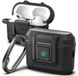 Spigen Lock Fit Hulle Kompatibel mit AirPods Pro 2nd Generation 2022 - Schwarz