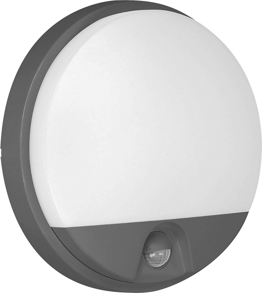 Adviti AGAT LED Buitenlamp met Bewegingssensor 140° IP54 4000K (1100lm Grijs) - Antraciet