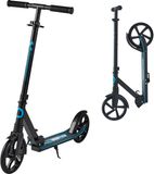VEVOR Scooter (2 Wielen) voor Kinderen Vanaf 8 Jaar, Stadsscooter, Kinderscooter, Straatscooter met In Hoogte Verstelbaar Stuur en Antislip Platform, Opvouwbare Step tot 100 Kg, Zwart + Blauw