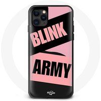 Maniacase Etui voor Iphone 13 Pro BTS ARMY Et Blackpink Blink Rose Noir