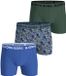 Bjorn borg Björn Borg Cotton Stretch boxers - heren boxers normale lengte (3-pack) - groen - print - blauw