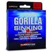 Tubertini Gorilla Sinking Vislijn, 0,18 mm, 350 m, ideaal voor alle vistechnieken