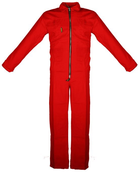 StÃ¸rvik Storvik Nicky - Kinderoverall 100% katoen - Kinderen Unisex - Maat 68/74 - Rood