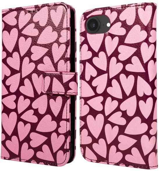 imoshion Design Bookcase voor de Apple iPhone 17e / 16e - Hearty Blush