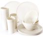 Solidchoice - Set de vaisselle en plastique de 18 pièces pour fêtes et usage extérieur