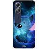 Maniacase Etui Oppo A17 Stitch blauw randje