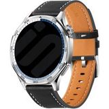 Strap-it Samsung Bracelet cuir Samsung Galaxy Watch 3 45mm ('One Push') (noir)