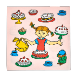 Muurla Serviettes Pippi 33x33 cm, lot de 20 Anniversaire