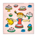 Muurla Serviettes Pippi 33x33 cm, lot de 20 Anniversaire