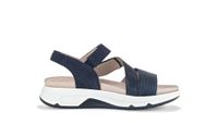 Gabor rollingsoft sensitive 66.882.66 - dames rollende wandelsandaal - Blauw - maat 38.5 (EU) 5.5 (UK)